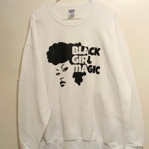 Jerzees XL White Graphic Sweatshirt